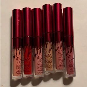 Kylie cosmetic matte mini liquid lipsticks